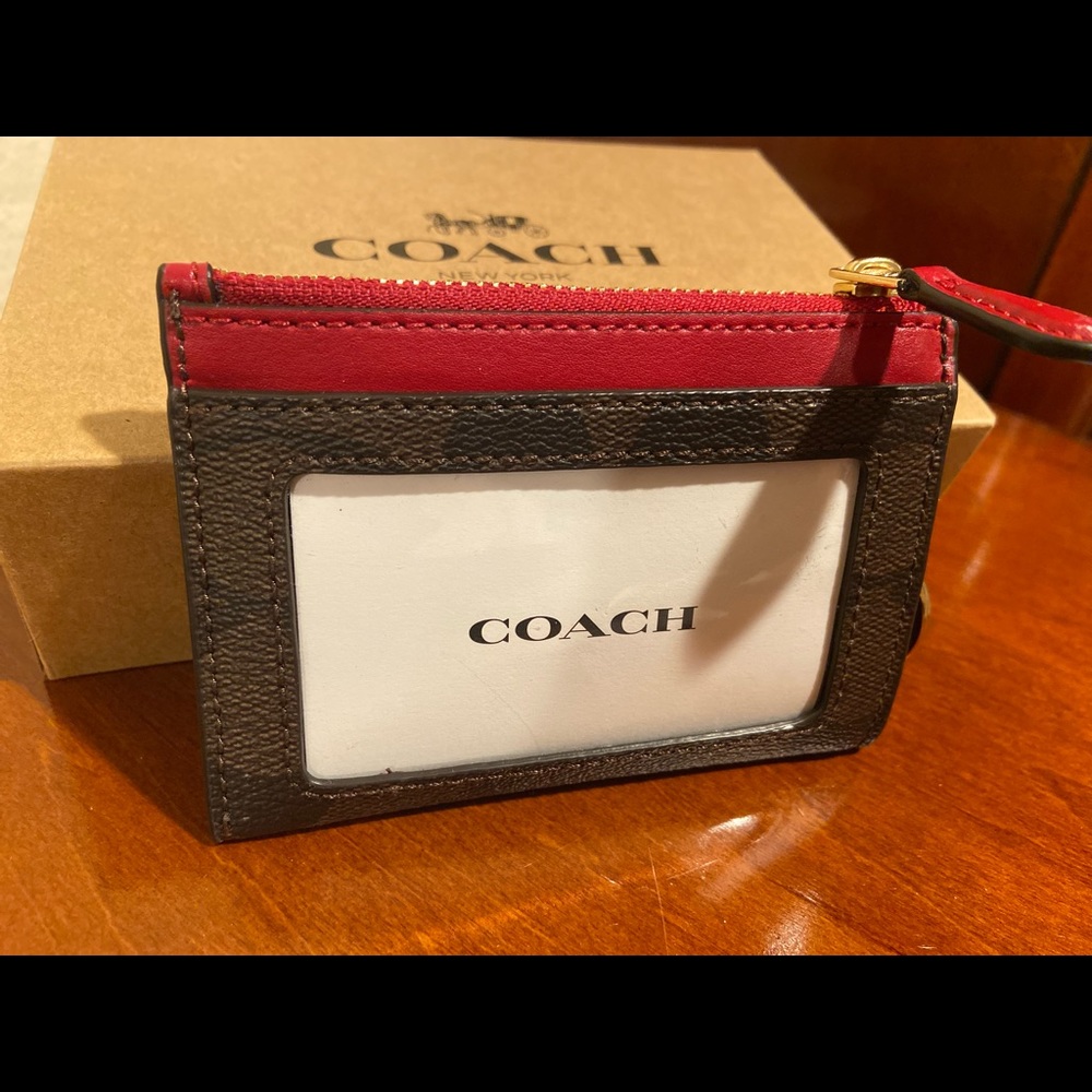 COACH SIGNATURE ID/CARD CASE - Picture 2 of 5